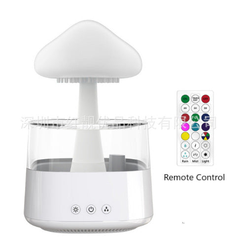 Humidificador nube de lluvia con luz LED