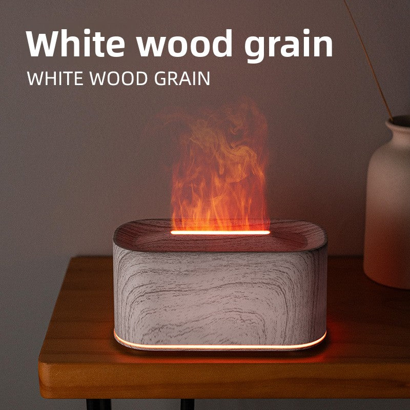 Humidificador aromaterapia llama de colores con luz ambiente