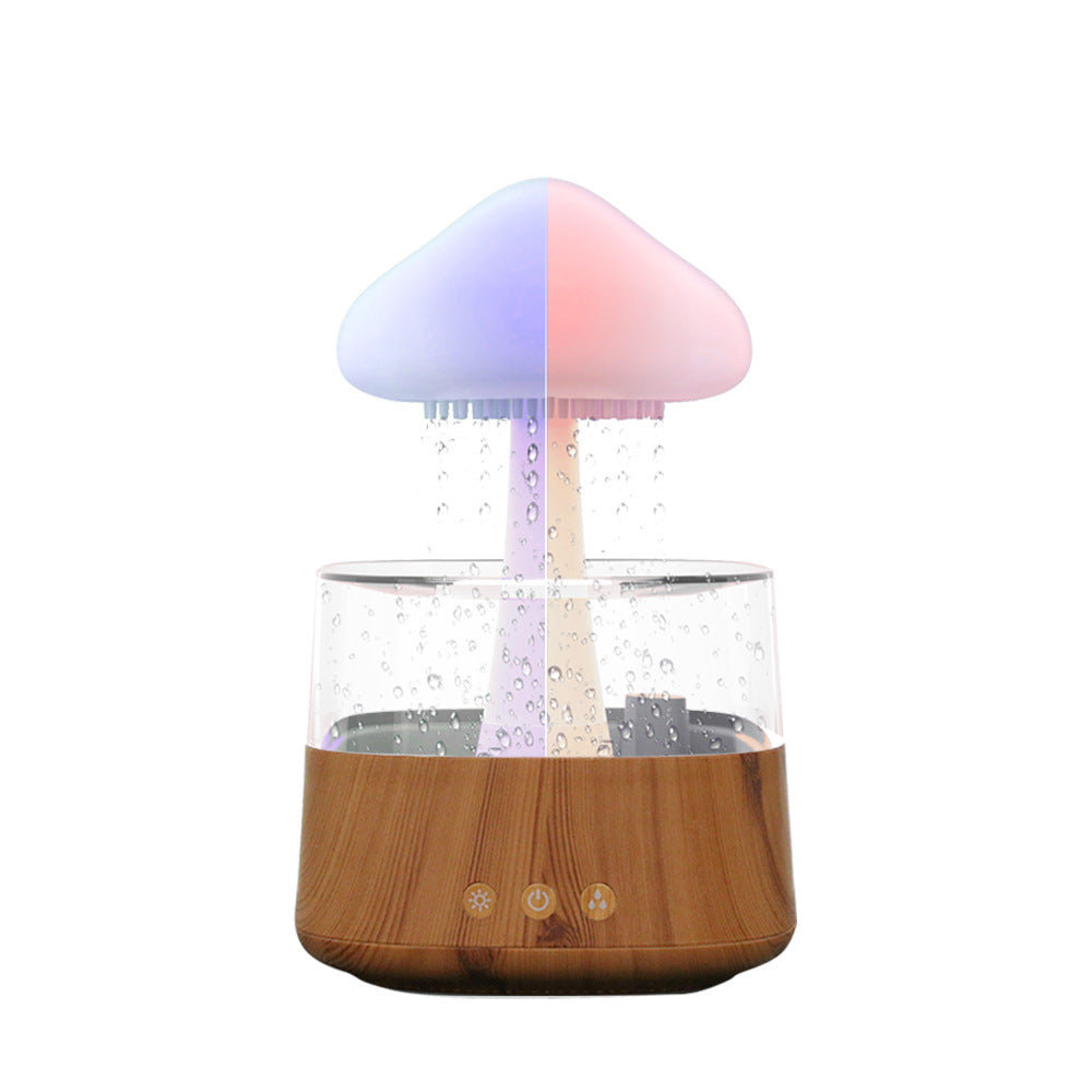 Humidificador nube de lluvia con luz LED