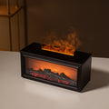 Humidificador aromaterapia retro con efecto chimenea