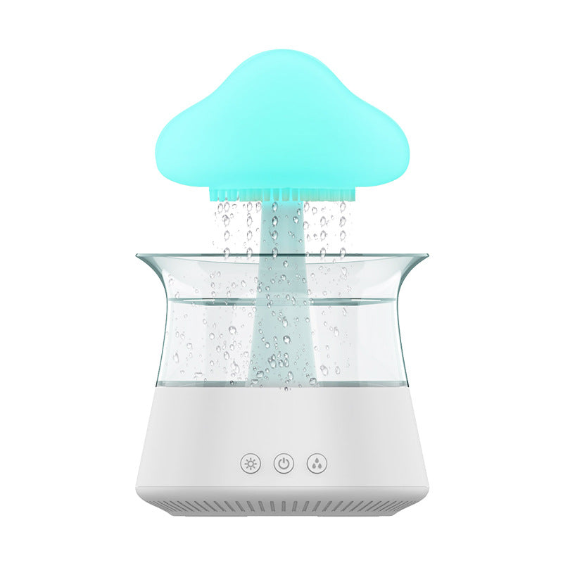 Humidificador nube de lluvia con luz LED