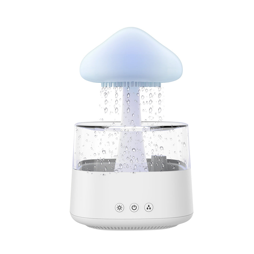 Humidificador nube de lluvia con luz LED